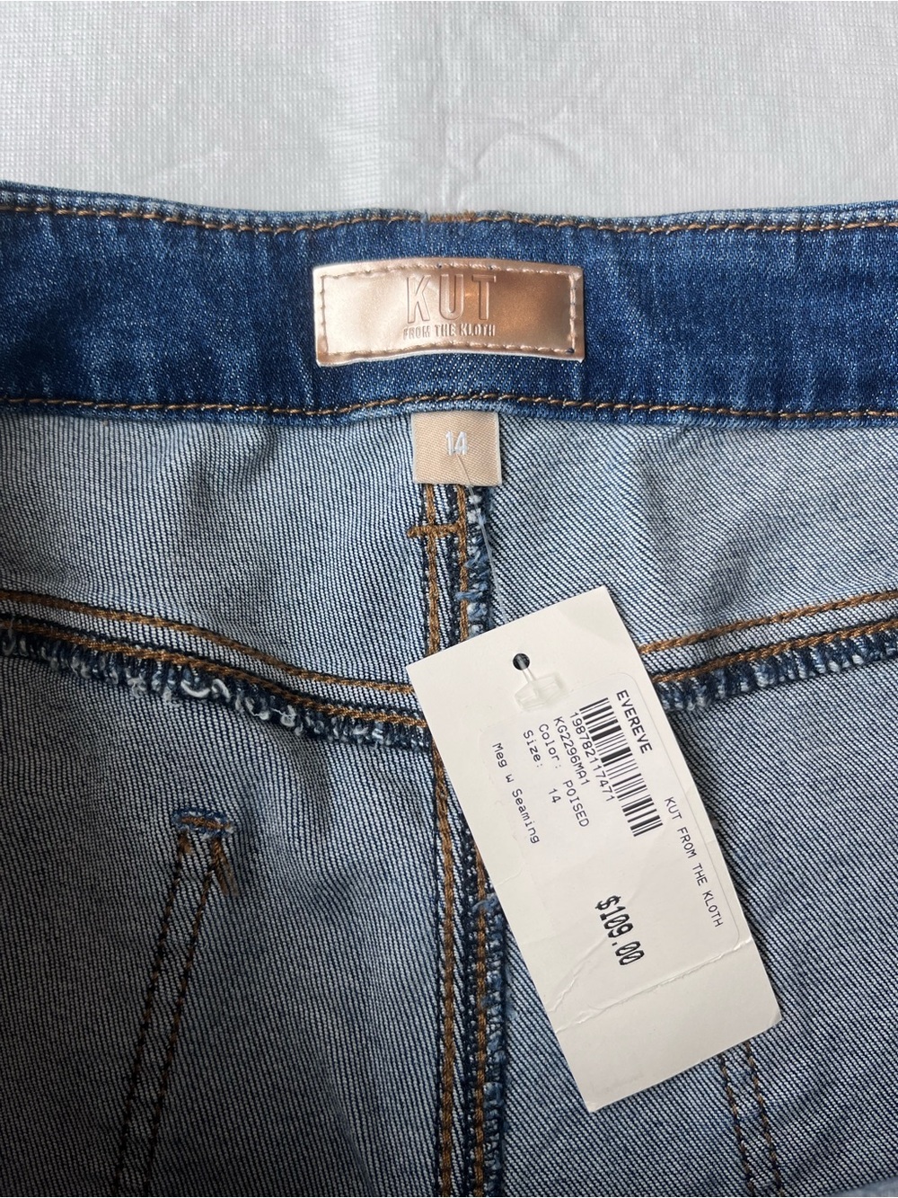 Kut From The Kloth Evereve Meg High Rise Wide Leg Jeans NWT - Picture 3 of 10